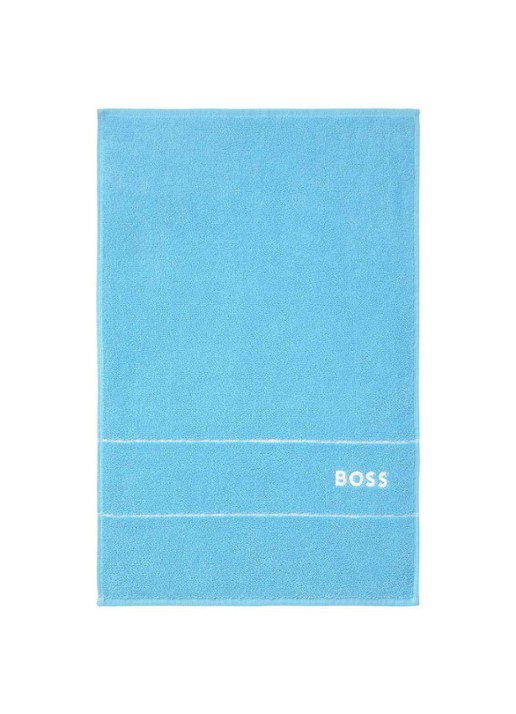 BOSS Plain gastendoek - 600 gr/m2 - 40 x 60 cm - voorkant turquoise