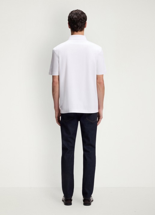 BOSS Polo met logo - achterkant 5 wit