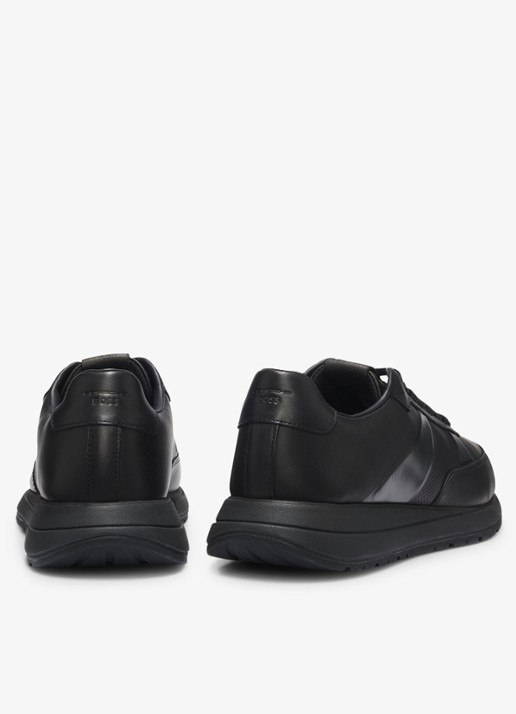 BOSS Porsche x BOSS sneaker met logo - achterkant black-005 / zwart