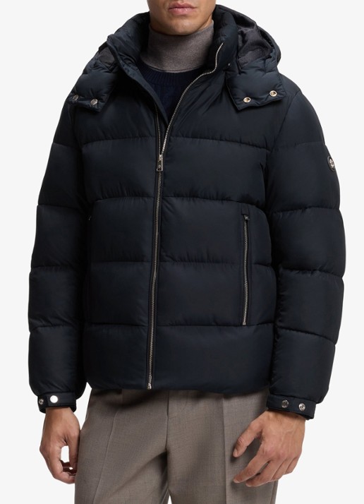 BOSS Puffer jas met capuchon