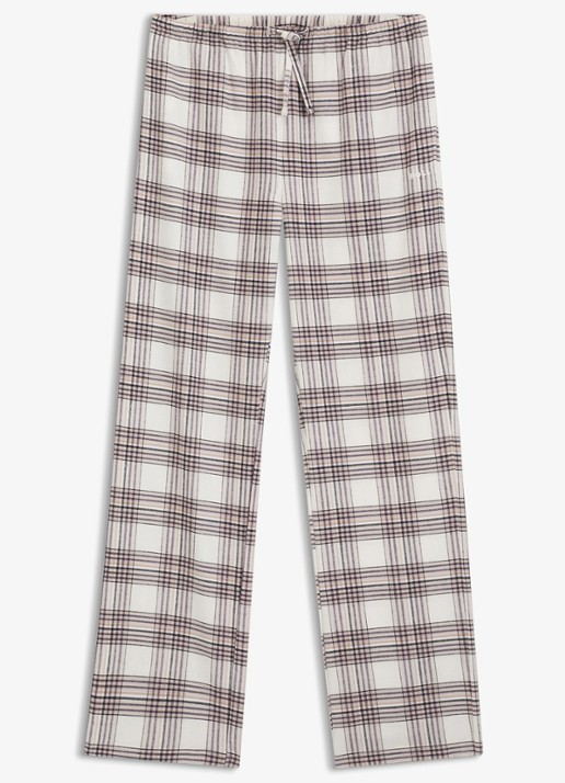 BOSS Pyjamabroek met ruitdessin