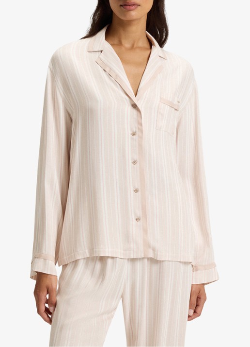 BOSS Pyjamatop met streepprint