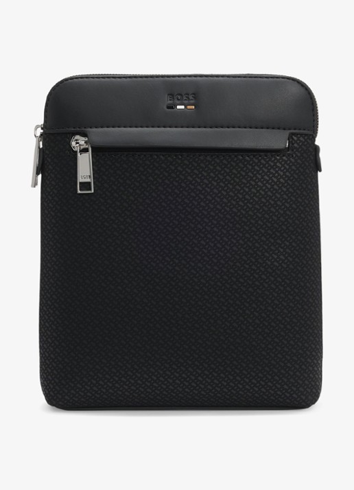 BOSS Ray_MP_Envelope crossbodytas met logoprint