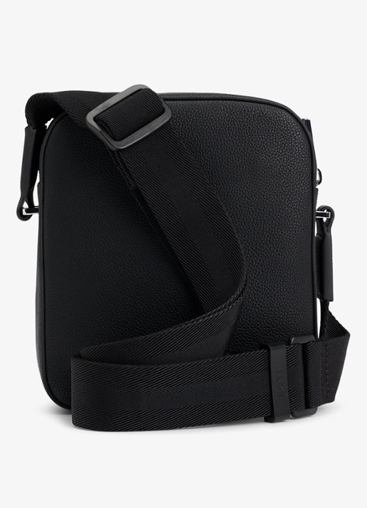 BOSS Ray NS crossbodytas met logo - achterkant zwart