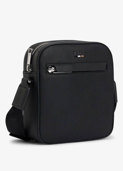 BOSS Ray NS crossbodytas met logo - detail 3 zwart