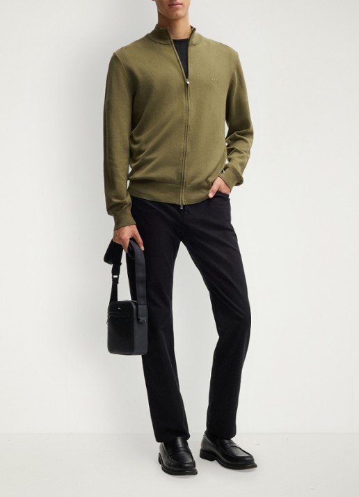BOSS Ray NS crossbodytas met logo - detail 4 zwart