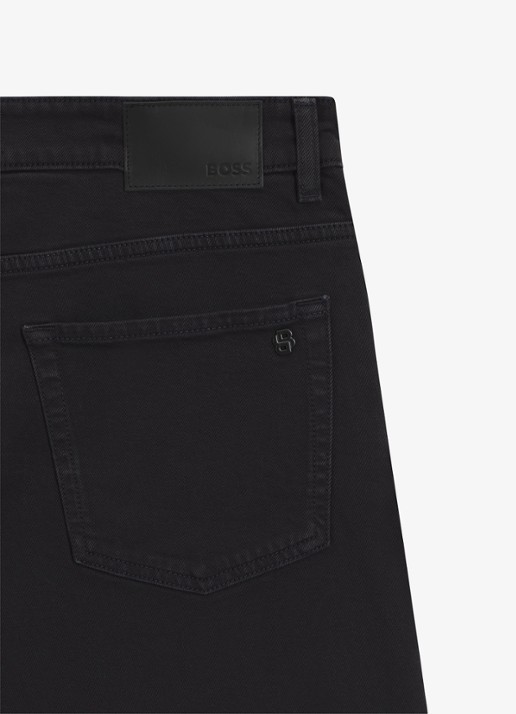 BOSS Re.Maine Bo regular fit jeans met stretch - detail 3 dark blue-404 / blauw