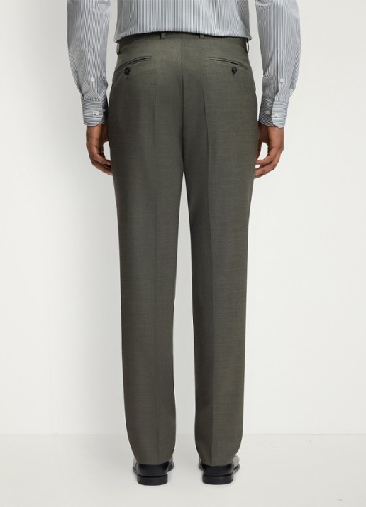 BOSS Regular fit 2-delig pak van gemêleerde stretchwol - detail 7 open green-347 / groen