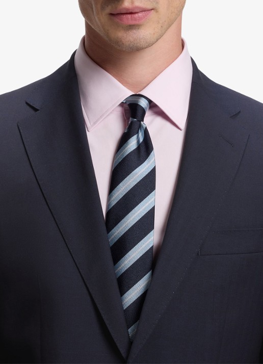 BOSS Regular fit 2-delig pak van scheerwol - detail 2 donkerblauw