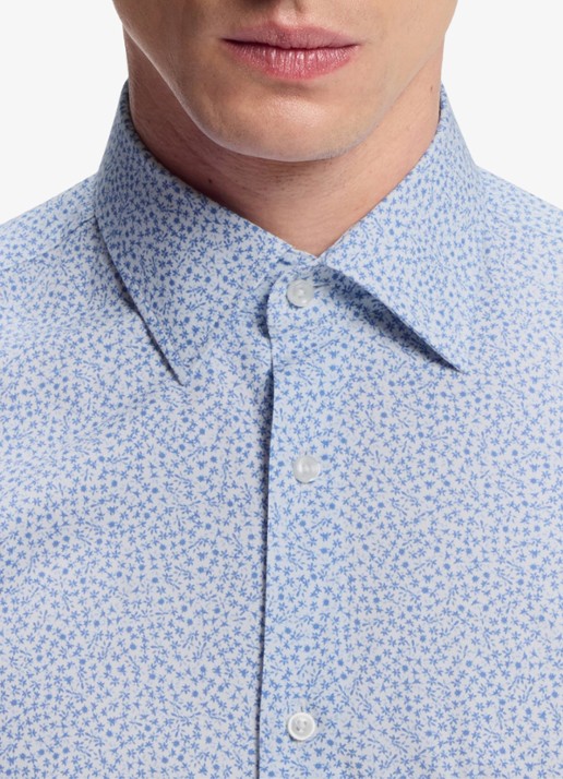 BOSS Regular fit overhemd met grafische print - detail 3 lichtblauw
