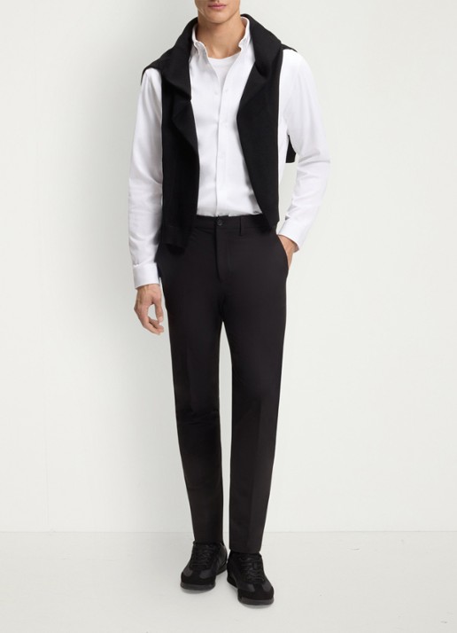 BOSS Regular fit overhemd met logo - voorkant 3 wit