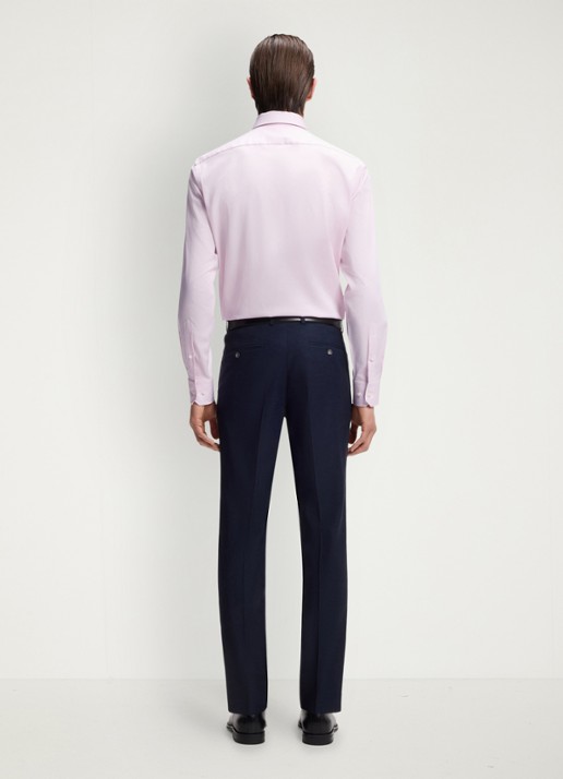 BOSS Regular-fit overhemd met stretch - achterkant 3 lichtroze