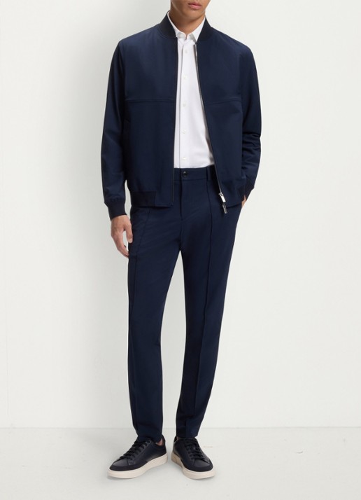 BOSS Regular fit overhemd met stretch - voorkant 3 wit