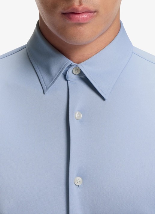 BOSS Regular fit overhemd met stretch - detail 2 lichtblauw