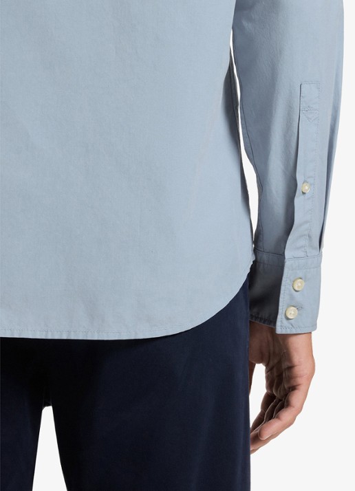 BOSS Regular-fit overhemd van katoenen popeline - detail 6 light/pastel blue-451 / lichtblauw