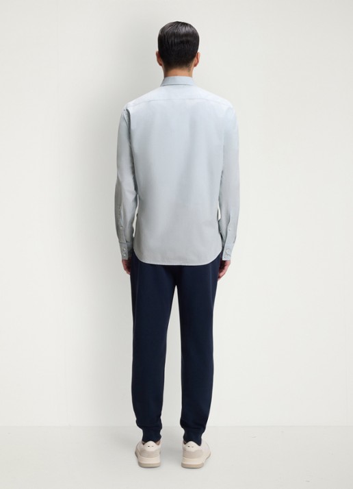 BOSS Regular-fit overhemd van katoenen popeline - achterkant light/pastel grey-053 / grijs