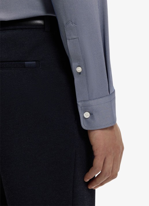 BOSS Regular fit overhemd - detail 6 blauwgrijs
