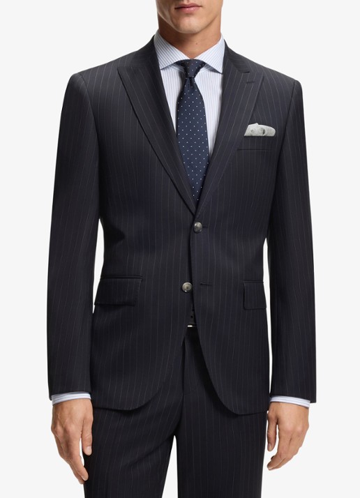 BOSS Regular fit pak van scheerwol - detail 5 donkerblauw