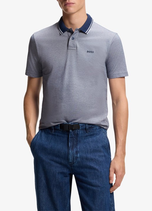 BOSS Regular fit polo met logo