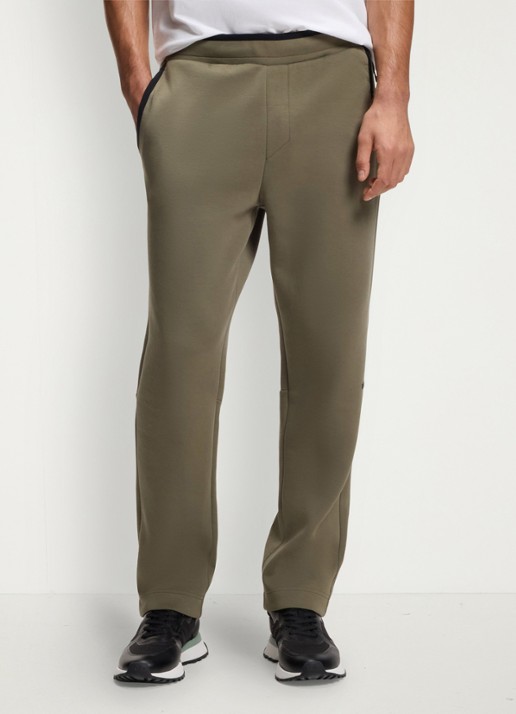 BOSS Regular-fit trainingsbroek van superzacht stretchmateriaal