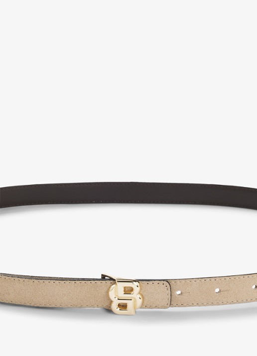 BOSS Riem van leer - detail 2 light beige-271 / beige