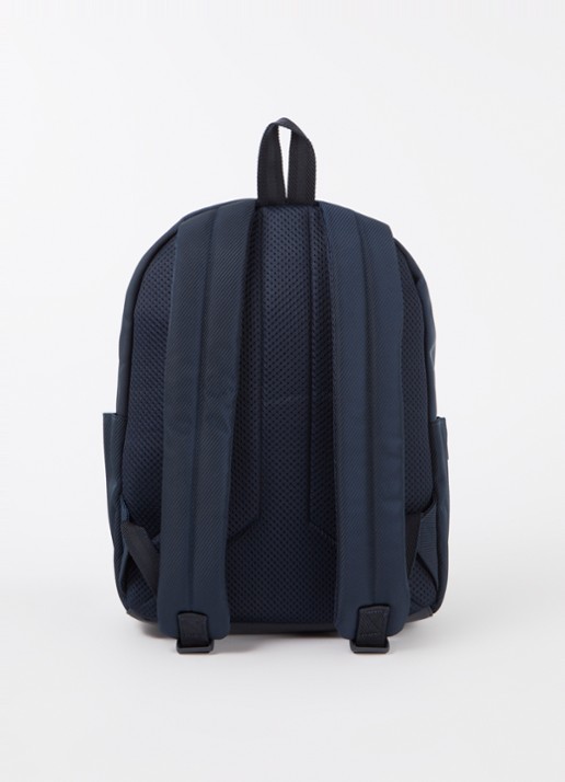 BOSS Rugzak met logo en 15 inch laptopvak - achterkant donkerblauw