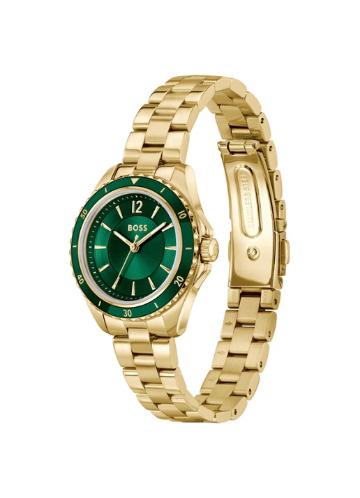 BOSS Sage Aqua horloge HB1502849  - detail 3 goud