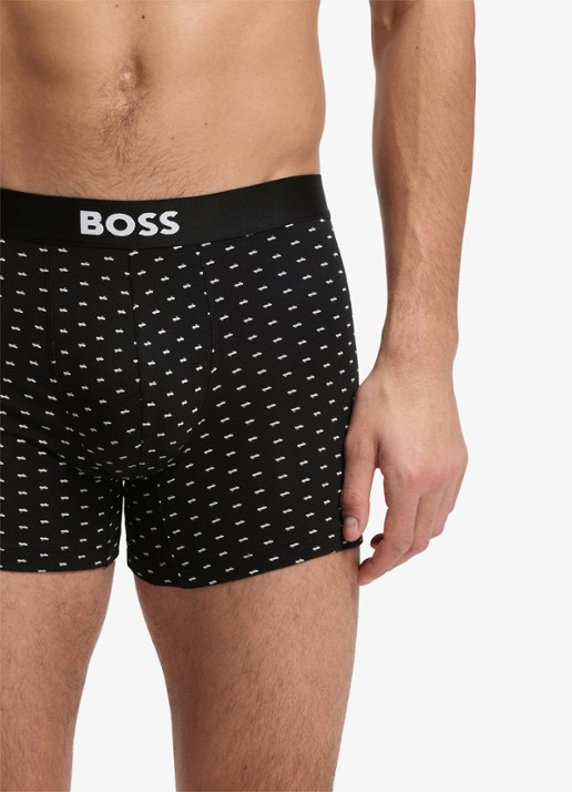 BOSS Set van drie boxershorts van stretchkatoen