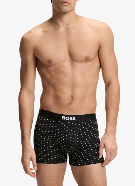 BOSS Set van drie boxershorts van stretchkatoen - voorkant 6 open beige-282 / beige