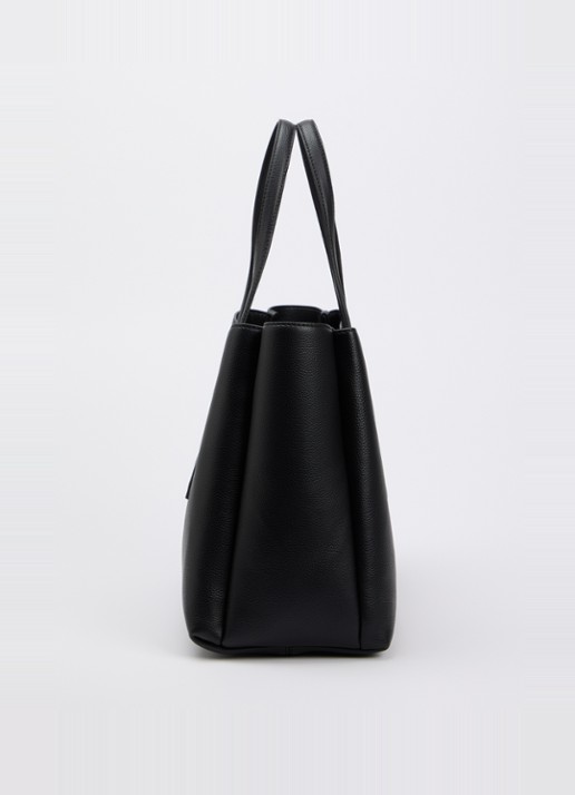 BOSS Shopper met logo - detail 4 zwart