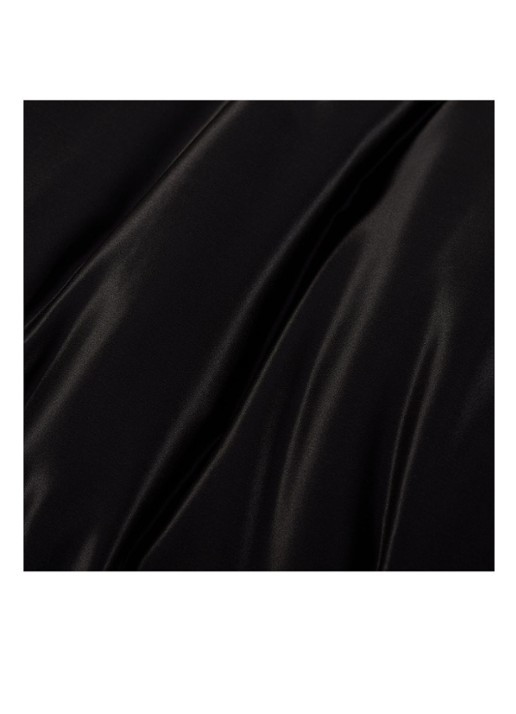 BOSS Silkham kussensloop van zijde - detail 3 zwart