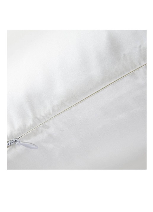 BOSS Silkham kussensloop van zijde - detail 4 wit