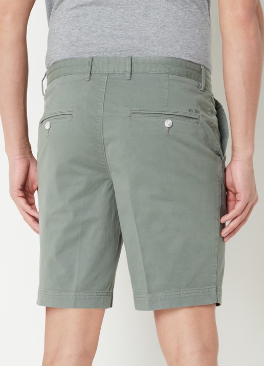 BOSS Slice-Short 10248208 01  131 - achterkant 3 olijfgroen