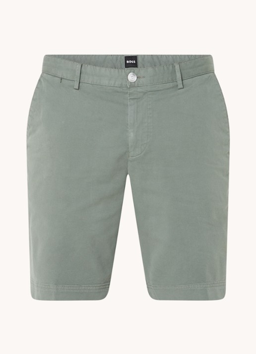 BOSS Slice-Short 10248208 01  131 - voorkant olijfgroen