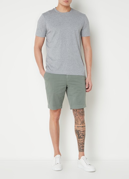 BOSS Slice-Short 10248208 01  131 - voorkant 2 olijfgroen