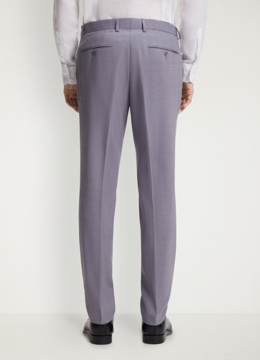 BOSS Slim fit 2-delig pak in wolblend - detail 8 medium purple-510 / paars