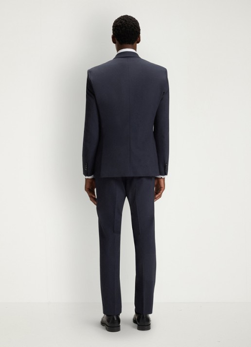 BOSS Slim fit 2-delig pak van scheerwol - achterkant donkerblauw