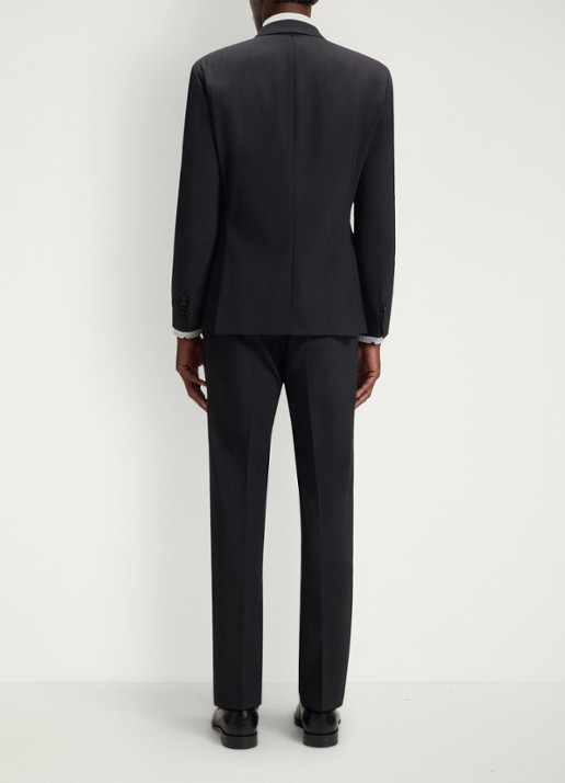 BOSS Slim fit 2-delig pak van scheerwol - achterkant 3 donkergrijs