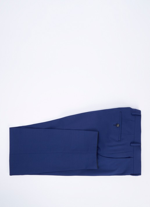 BOSS Slim fit 2-delig pak van scheerwol - voorkant royalblauw