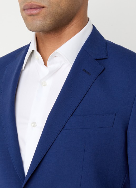 BOSS Slim fit 2-delig pak van scheerwol - detail 8 royalblauw