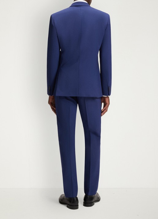 BOSS Slim fit 2-delig pak van scheerwol - achterkant 11 royalblauw