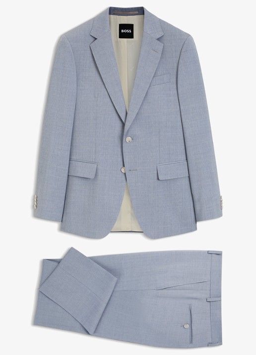 BOSS Slim fit 2-delig pak van wol