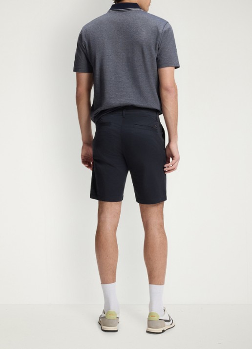 BOSS Slim fit chino met steekzakken - achterkant 6 dark blue-403 / blauw