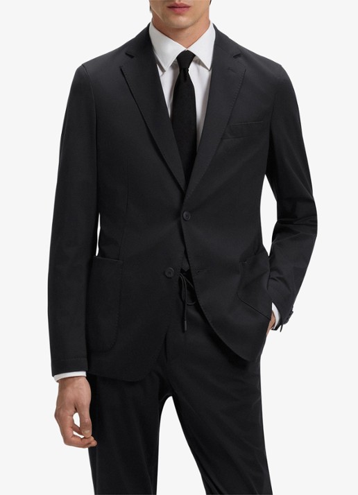 BOSS Slim fit colbert met borstzak