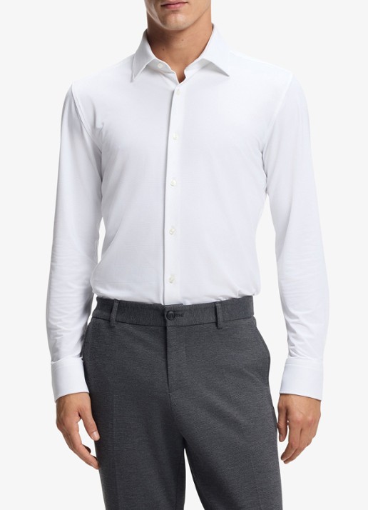 BOSS Slim fit overhemd met stretch