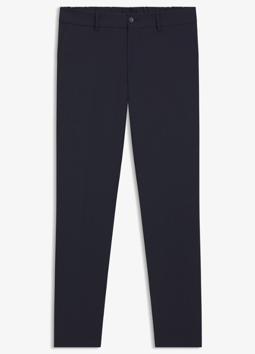 BOSS Slim fit pantalon in wolblend