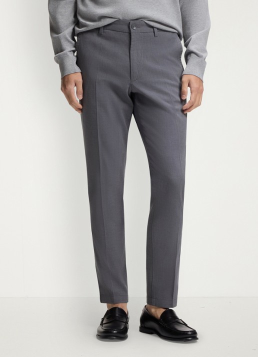 BOSS Slim fit pantalon met steekzakken
