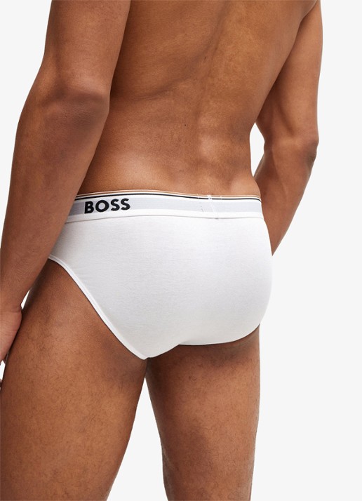 BOSS Slip met logoband in 3-pack - detail 6 lichtgrijs