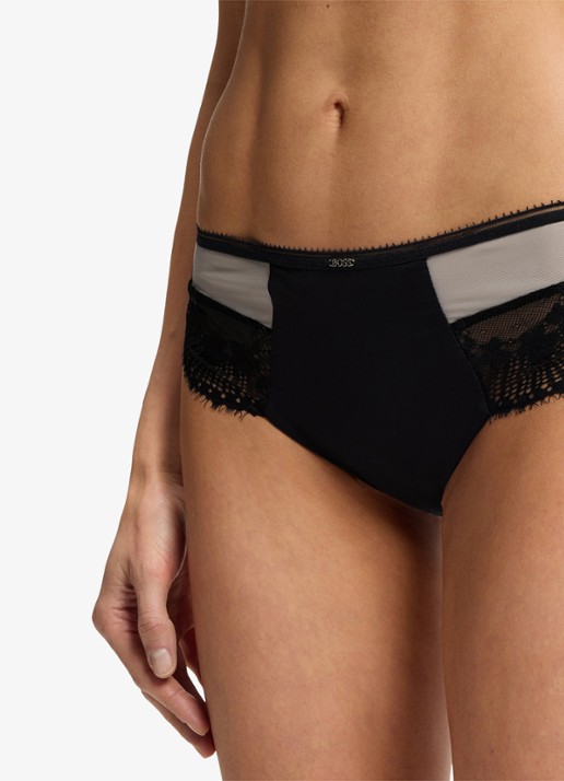 BOSS Slip van kant - detail 3 zwart