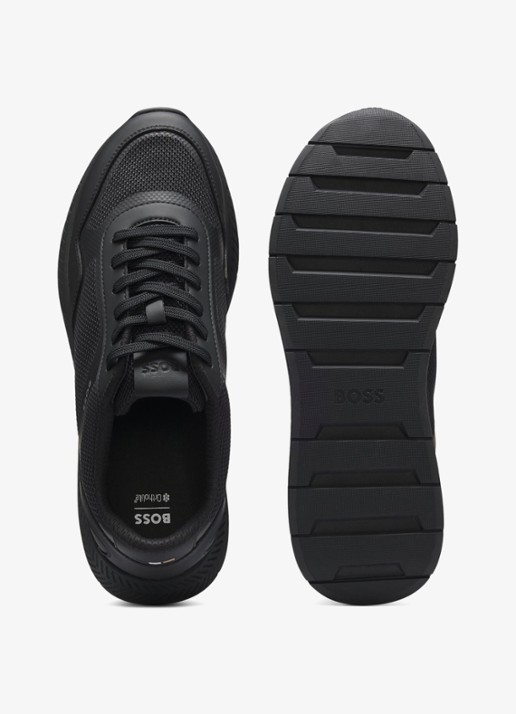 BOSS Sneaker met logo - detail 5 zwart